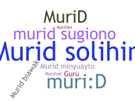 ニックネーム - Murid