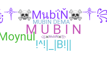 ニックネーム - Mubin