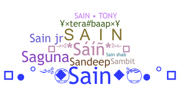 ニックネーム - Sain