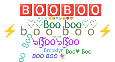 ニックネーム - Booboo