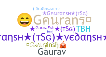 ニックネーム - Gauransh