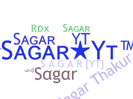 ニックネーム - SagarYt