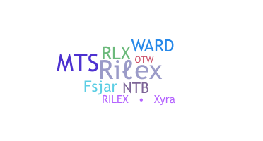 ニックネーム - Rilex