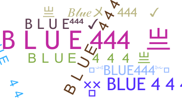 ニックネーム - BLUE444