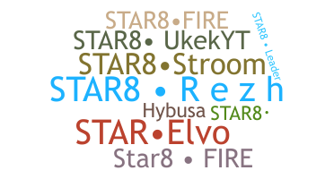 ニックネーム - Star8
