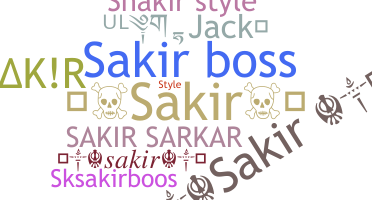ニックネーム - Sakir