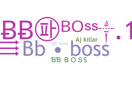ニックネーム - BBBOSS