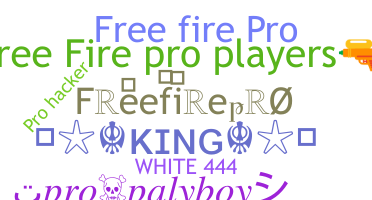 ニックネーム - freefirepro