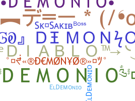 ニックネーム - demonio