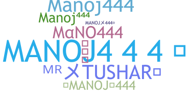 ニックネーム - MANOJ444