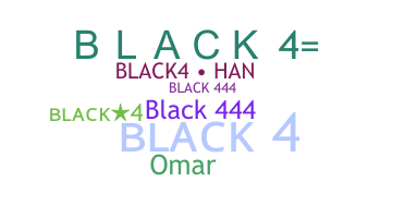 ニックネーム - BLACK4