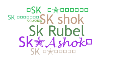 ニックネーム - SkAshok