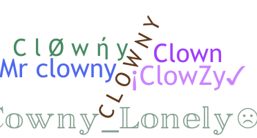 ニックネーム - clowny