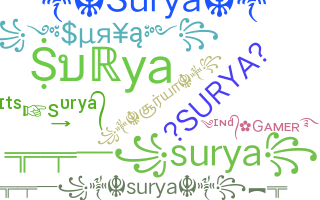 ニックネーム - Surya