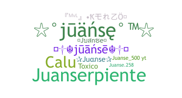 ニックネーム - Juanse