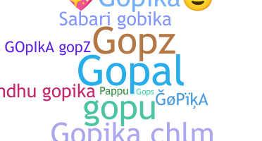 ニックネーム - Gopika