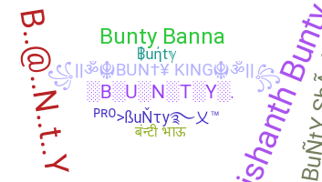 ニックネーム - Bunty