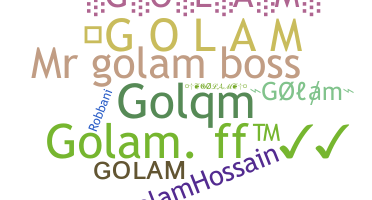 ニックネーム - Golam