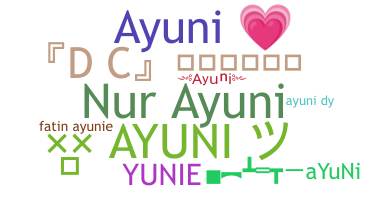 ニックネーム - Ayuni
