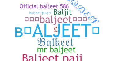 ニックネーム - Baljeet