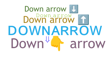 ニックネーム - downarrow