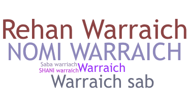 ニックネーム - Warraich