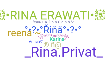 ニックネーム - Rina