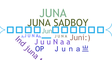 ニックネーム - JuNa