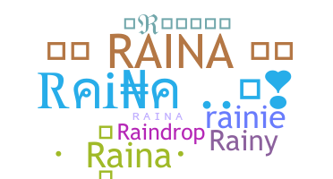 ニックネーム - Raina