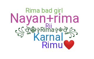 ニックネーム - Rima