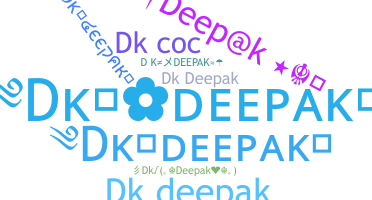 ニックネーム - Dkdeepak