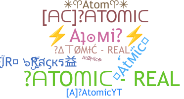 ニックネーム - atomic