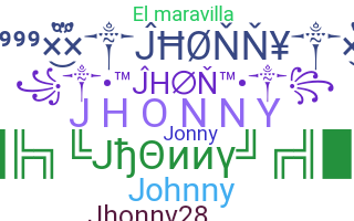 ニックネーム - Jhonny