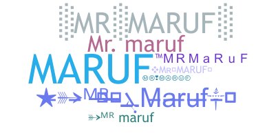 ニックネーム - mRMaRuF