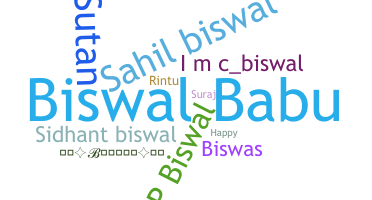 ニックネーム - Biswal