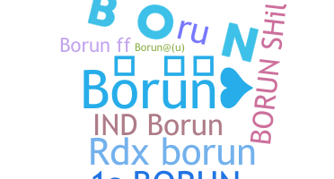 ニックネーム - Borun