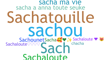 ニックネーム - Sacha