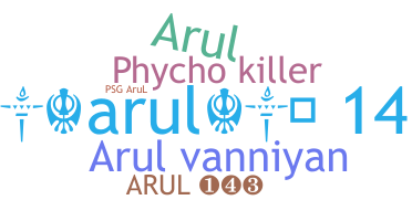 ニックネーム - Arul143