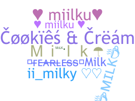 ニックネーム - Milk