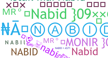 ニックネーム - nabid