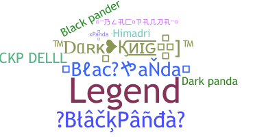 ニックネーム - BlackPanda