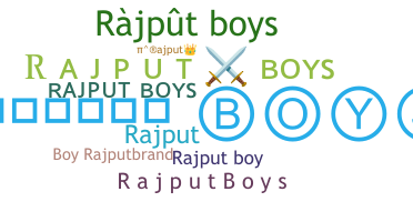 ニックネーム - RajputBoys