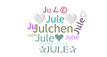 ニックネーム - jule