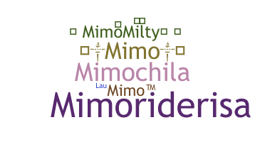 ニックネーム - Mimo