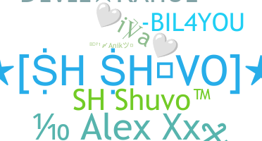 ニックネーム - SHSHUVO