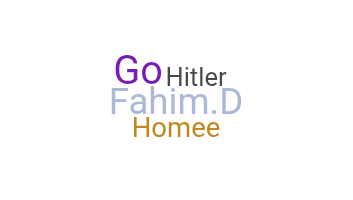 ニックネーム - FD