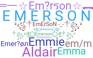 ニックネーム - Emerson