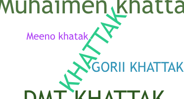 ニックネーム - KHATTAK