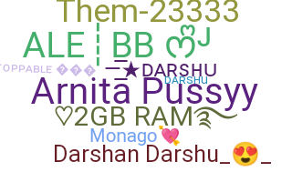 ニックネーム - Darshu