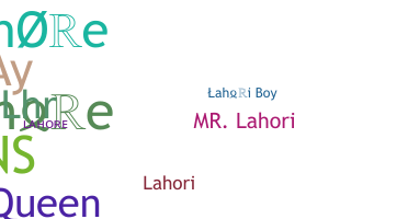 ニックネーム - Lahore